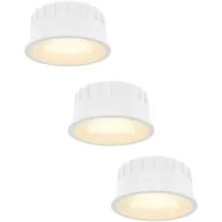 HOFTRONIC 3er Set Dimmbarer LED Modul- 6 Watt 570 Lumen - CCT Lichtfarbe einstellbar 2700K/4000K/6000K
