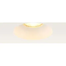 LUSENZ Einbaustrahler Junaro bianco ? Einbautiefe 100 mm ? 4W 345lm - 2700K ? IP20 für Innenbereich ? Weiß ? Mit Durchgangsverdrahtung