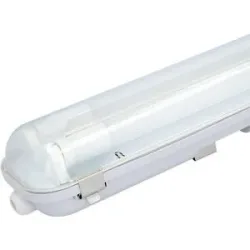 HOFTRONIC LED-Feuchtraumleuchte 120cm doppelt - T8 (G13) - 36W 3960 Lumen (110lm/w) - 6000K tageslichtweiß (860) - Verknüpfbar - Flimmerfrei - IP65 wasserdicht - LED Wannenleuchte