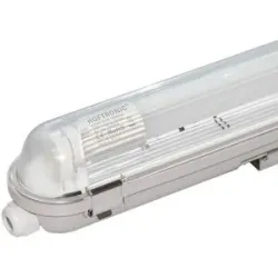 HOFTRONIC LED Feuchtraumleuchte 120cm - T8 (G13) - 18W 1980 Lumen (110lm/w) - 3000K warmweiß (830) - Verknüpfbar - Flimmerfrei - IP65 wasserdicht - LED Wannenleuchte