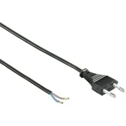 HOFTRONIC Netzkabel 1.5 Meter - Eurostecker - 2x0.75 mm² - 220-240V - Innenbereich