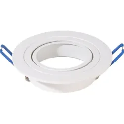 HOFTRONIC Pittsburg - LED Einbaustrahler - Schwenkbar - Durchmesser 93mm - GU10 Fassung - Rund - IP20 - Weiß