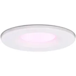 HOFTRONIC SMART Venezia Smart Einbaustrahler - IP65 wasserdicht - 6W 450lm - Wifi + Bluetooth - RGBWW - Google Home, Amazon Alexa und Siri - Weiß - Für den Innen- und Außenbereich