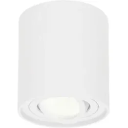 HOFTRONIC LED Deckenspot Ray - Rund - 4 Watt 345 Lumen - 4000K neutralweiß - schwenkbar - GU10 Fassung - Aufbaustrahler - Deckenleuchte - Weiß - IP20 für innen - Dimmbar
