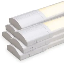 HOFTRONIC 6x LED-Leiste 120 cm ? 40 W 5600 lm (140 lm/W) ? 3000 K warmweiß ? Ersetzt 320 W ? Samsung SMD LED-Chips ? Flimmerfrei ? IP20 staubgeschützt ? Untergrundbeleuchtung