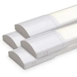 HOFTRONIC 4 Stück LED-Leuchten 120 cm ? 40 Watt 5600 Lumen (140 lm/W) ? 4000 K neutralweißes Licht ? Ersetzt 320 Watt ? Samsung SMD LED-Chips ? Flimmerfrei ? IP20 für drinnen ? LED-Leuchte ? LED-Batten
