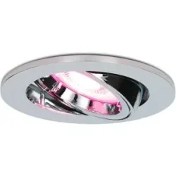 HOFTRONIC SMART Maya - Smart LED Einbaustrahler - 5,5 Watt 345 Lumen - Schwenkbar - Wifi + Bluetooth - RGBWW - GU10 - Google Home, Amazon Alexa und Siri - IP20 für den Innenbereich - Chrom