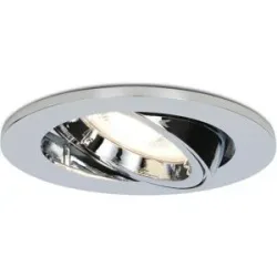 HOFTRONIC Maya LED Einbaustrahler - 4 Watt 345 Lumen - 4000K neutralweiß - GU10 - Dimmbar - Rund - Schwenkbar - IP20 für Innenbereich - Chrom