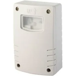 HOFTRONIC Dämmerungsschalter - 3-500 Lux - einstellbar - Timerfunktion - IP65 wasserdicht für den Außeneinsatz - Tageslichtsensor