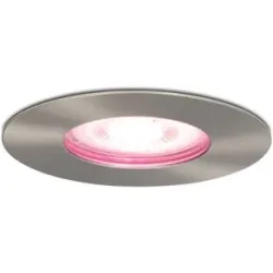 HOFTRONIC SMART Bari smart Einbaustrahler - IP65 wasserdicht - Wifi + Bluetooth - RGBWW - GU10 - Google Home, Amazon Alexa und Siri - Edelstahl - Bad, innen und außen