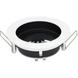HOFTRONIC Laredo LED Einbaustrahler - Schwenkbar - Durchmesser 100mm - GU10 Fassung - Rund - IP20 für den Innenbereich - Weiß