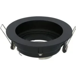 HOFTRONIC Laredo LED Einbaustrahler - Schwenkbar - Durchmesser 100mm - GU10 Fassung - Rund - IP20 für den Innenbereich - Schwarz