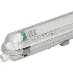 HOFTRONIC LED Feuchtraumleuchte 120cm - T8 (G13) - 18W 2880 Lumen (160lm/w) - 3000K warmweiß (830) - Verknüpfbar - Flimmerfrei - IP65 Wasserdicht - LED-Wannenleuchte