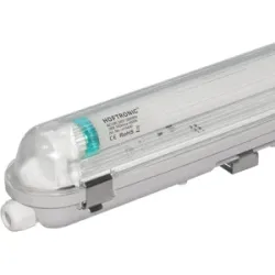 HOFTRONIC LED Feuchtraumleuchte 120cm - T8 (G13) - 18W 2520 Lumen (140lm/w) - 4000K neutralweiß (840) - Flimmerfrei - Verknüpfbar - IP65 wasserdicht - LED-Wannenleuchte