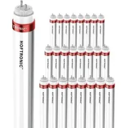 HOFTRONIC 25x LED Röhre 120cm - T8 G13 - 18W 3150lm (175lm/W) - 4000K neutralweiß - Flimmerfrei - Ersetzt 80W (80W/840) - Inkl. Starter - Aluminiumröhre - LED Leuchtstoffröhre