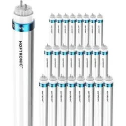 HOFTRONIC 25x LED Röhre 120cm - T8 G13 - 18W 2520lm (140lm/W)- 3000K warmweiss - Flimmerfrei - Ersetzt 65W (65W/830) - Inkl. Starter - Aluminiumröhre - LED Leuchtstoffröhre
