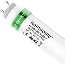 HOFTRONIC LED Feuchtraumleuchte 150cm - T8 (G13) - 30W 4800 Lumen (160 Lumen/Watt) - 4000K neutralweiß (840) - Flimmerfrei - IP20 Staubdicht - Komplettset Röhrenhalterung