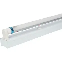 HOFTRONIC LED Leuchtstofflampe 150cm - T8 (G13) - 25W 3500 Lumen (140 Lumen/Watt) - 3000K warmweiß (830) - Flimmerfrei - IP20 Staubdicht - Komplettset Röhrenhalterung