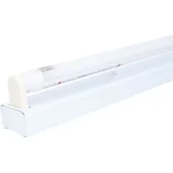 HOFTRONIC LED-Leuchtstofflampe 150cm - T8 (G13) - 24W 4800 Lumen (200lm/w) - 4000K neutralweiß (840) - Flimmerfrei - IP20 Staubdicht - Komplettset Röhrenhalterung