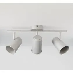 HOFTRONIC Riga - LED Deckenleuchte - 3 Flammig - Schwenkbar - GU10 fassung - Dimmable - IP20 für Innenbereich - Weiß