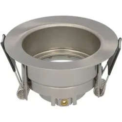 HOFTRONIC Mari - LED Einbaustrahler - Armatur - Durchmesser 85mm - GU10 Fassung - IP65 für Bad und Außenbereich - Rund - Edelstahl
