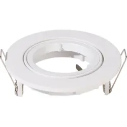 HOFTRONIC Dublin - LED Einbaustrahler - Schwenkbar - Durchmesser 93mm - GU10 Fassung - Rund - IP20 für den Innenbereich - Weiß