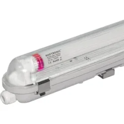 HOFTRONIC 25x LED Feuchtraumleuchte 150cm - T8 (G13) - 30W 5250 Lumen (175lm/w) - 4000K neutralweiß (840) - Verknüpfbar - Flimmerfrei - IP65 wasserdicht - Komplettset Röhrenhalterung