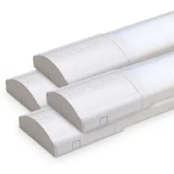 HOFTRONIC 4 Stück LED-Leuchten 150 cm ? 50 Watt 7000 Lumen (140 lm/W) ? 6500 K Tageslichtweiß ? Ersetzt 400 Watt ? Samsung SMD LED-Chips ? Flimmerfrei ? IP20 für drinnen ? LED-Leuchte ? LED-Batten