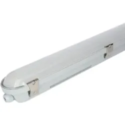 HOFTRONIC F04 LED Feuchtraumleuchte 150cm mit Bewegungssensor 150cm - 60W 7800lm (130lm/W) - CCT einstellbare Lichtfarbe - Einstellbarer Osram-Transformator - Ersetzt 500W - Zusammenschaltbar - IK08 - IP66 wasserdicht
