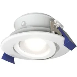 HOFTRONIC Lima LED Einbaustrahler - 4W 345lm - 6500K tageslichtweiß - GU10 - Dimmbar - Rund - Schwenkbar - IP65 Wasserdicht - Weiß - Für Bad, Innen und Außen