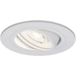 HOFTRONIC Pittsburg LED Einbaustrahler - Extra flach 58mm - GU10 LED-Modul - Extra flach 58mm - 6000K tageslichtweiß - Dimmbar - Rund - Schwenkbar - Innen - Schwarz