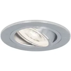 HOFTRONIC Chandler LED Einbaustrahler flach 58mm - 3,8W 270lm - 6000K - IP20 - Dimmbar Schwenkbar - Edelstahl