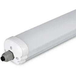HOFTRONIC LED Feuchtraumleuchte 150 cm - 48W 5760lm - IP65 Wasserdicht - 6500K tageslichtweiß - Verknüpfbar - IK07 - Tri-Proof Deckenleuchten