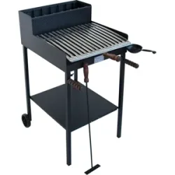 Cruccolini Belvedere - Handgefertigter Holz- und Kohlegrill aus Eisen