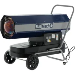 BullMach BM-DDH 60 - Diesel-Heizkanone - direkte Verbrennung - mit Rädern - 60kW