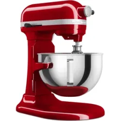 KitchenAid Heavy Duty 5KSM55SXX-EER Rot  Spiralkneter