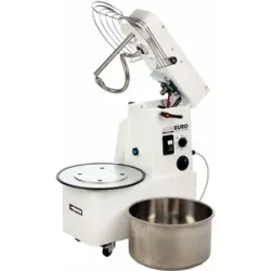 AgriEuro TOP-LINE, AgriEuro TOP-LINE Mixer 2000 H2O Deluxe - Spiralkneter mit kippbarem Kopf - 16 kg - 400V - 2 Geschwindikeiten - hohe Hydration