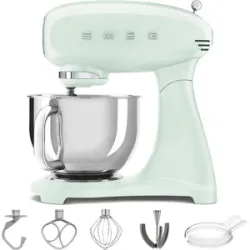SMEG Full Color Pastellgrün - Küchenmaschine - Edelstahlschüssel 4,8 Liter