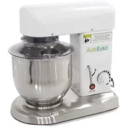 AgriEuro Premium, AgriEuro Premium Rührmaschine FP105 mit Wanne aus Edelstahl 5 L - Mehrzweckgerät mit Schnellkupplung