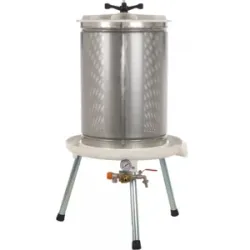 Enotecnica Pillan Garda - Hydropresse für Obst 80 L - Behälter aus Edelstahl