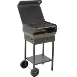 Mille Doriano Small - Holzkohlegrill aus Schmiedeeisen - 47,5x37cm