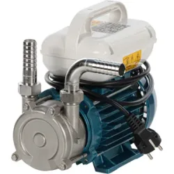 Tellarini Pompe Tellarini ALM 20-SR  Elektrische Umfüllpumpe für Öl aus Edelstahl  Edelstahlanschlüsse gerade + gebogen  230 V  Wählen Sie Ihre Anschlüsse!