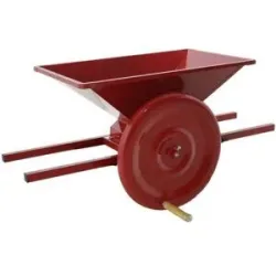 Baesso Handbetriebene Traubenmühle mit Handrad und Aluwalzen - klein, 4 Haltegriffe