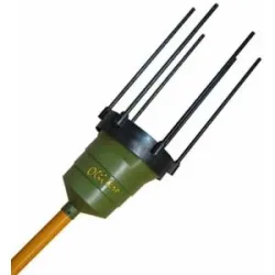Batteriebetriebener Olivenrüttler Oliviero Synthesis mit festem 180 cm Aluschaft
