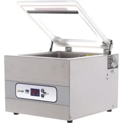 AgriEuro TOP-LINE Kammervakuumierer Euro 3500 Edelstahl - Schweißleiste 35 cm