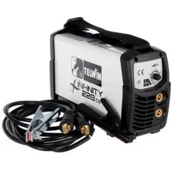Inverter Schweißgerät Elektrode und TIG mit Gleichstrom Telwin Infinity 228 CE - 200A Kit