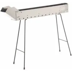 Cruccolini Inox 75 cm - Lammspieße-Kohlegrill - Kochfläche 70 x 10 cm