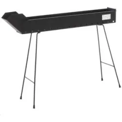 Cruccolini BA14 - Lammspieße-Kohlegrill aus Schmiedeeisen 80 - Kochfläche 80x11 cm