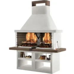 Palazzetti Argos - Grillkamin aus Beton - 3 in 1