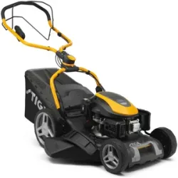 Stiga COMBI 753 SE - Benzin-Rasenmäher mit Antrieb - 4 in 1 - Motor ST 170 LS